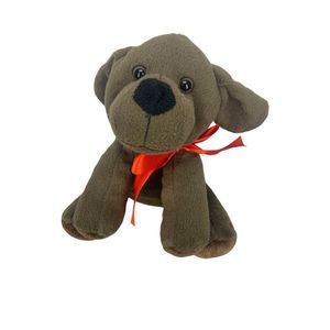 2017‎ Animal Adventure Dog Plush Animal with red bow